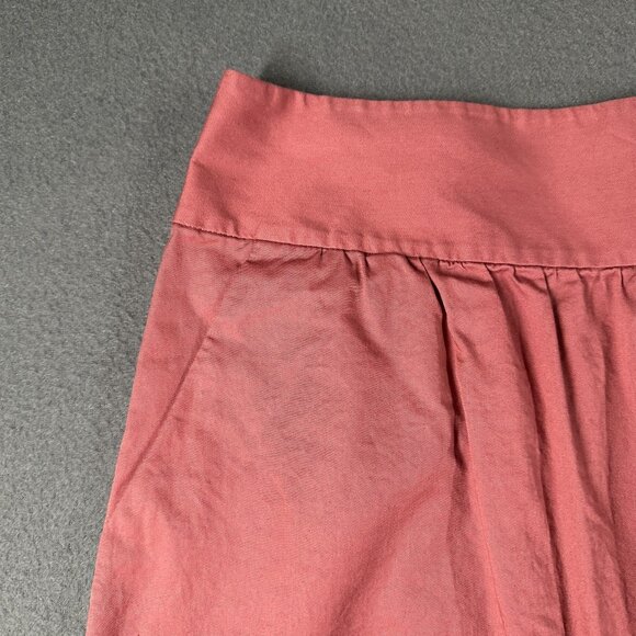 LOFT Skirt Womens 4 Mauve Pink A-Line Pockets Zip Casual Summer Lightweight - Picture 2 of 9